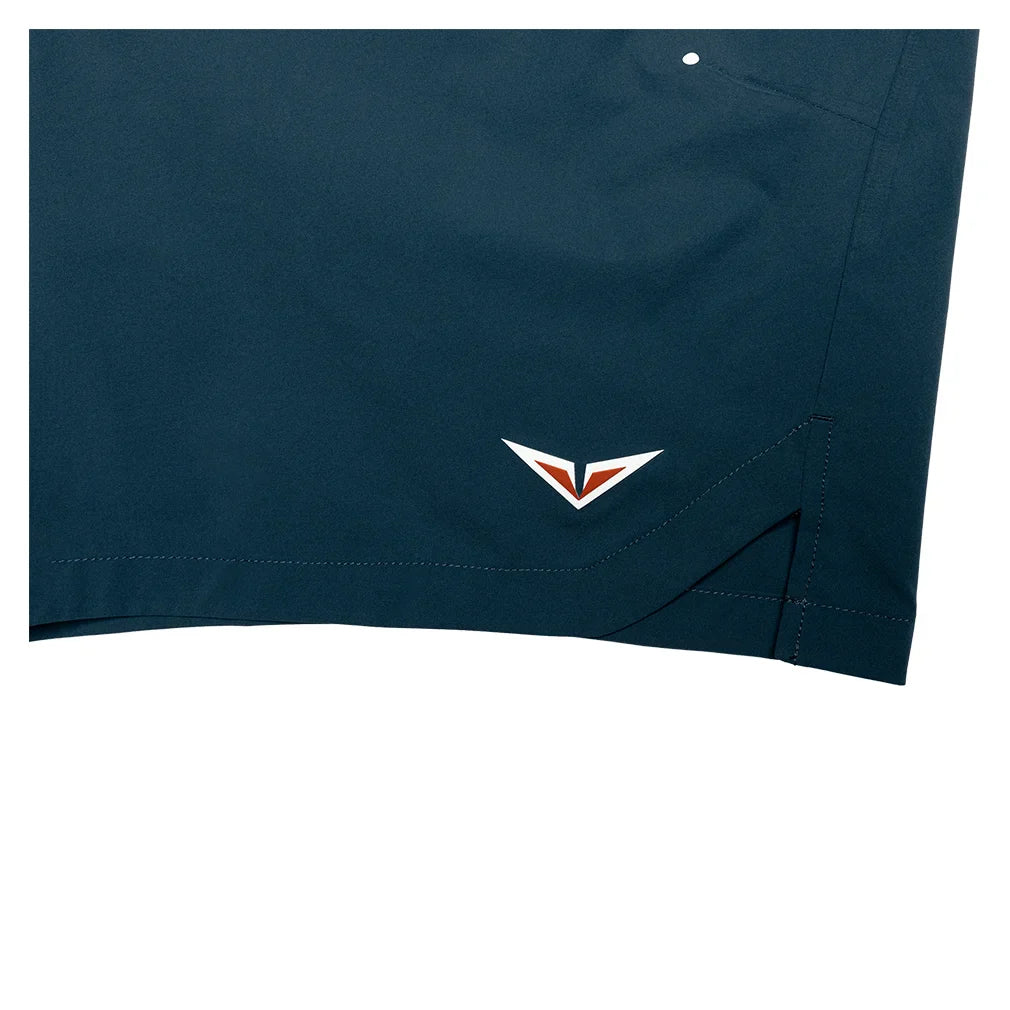 Men`s Rublev Miami 7 Inch Tennis Short Stargazer and Orange Logo K-SWISS
