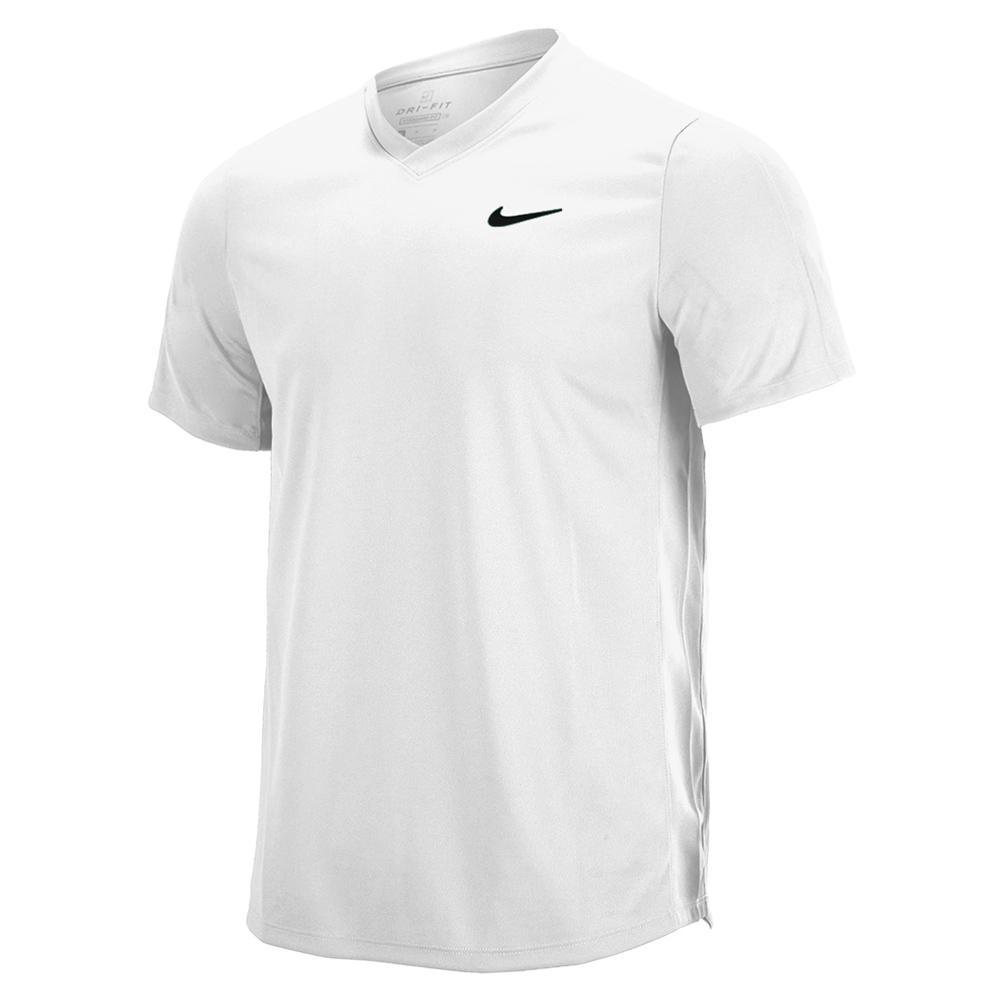 Men's Court Dri-FIT Victory Tennis Top Training NIKE White XS