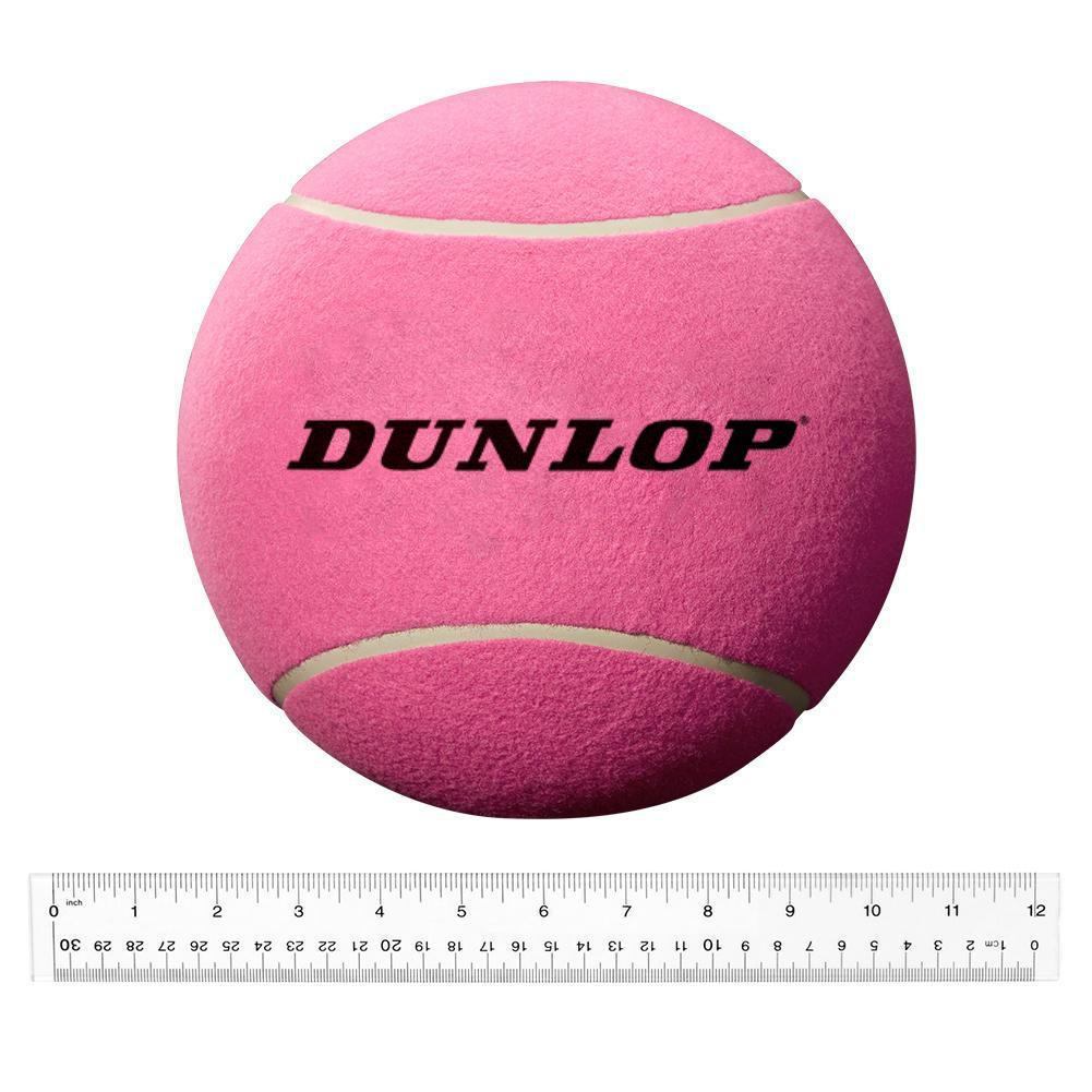9 Inch Jumbo Tennis Ball Pink Tennis Balls DUNLOP
