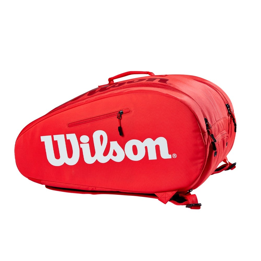 WILSON SUPER TOUR Padel White/RedPadel Bag Bolsas Wilson Default Title