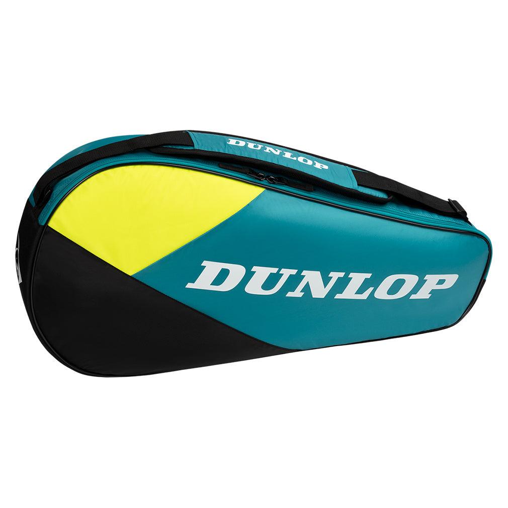 SX Club 3 Racquet Tennis Bag Teal and Black DUNLOP