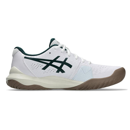 Men`s GEL-Challenger 14 Tennis Shoes White and Saxon Green ASICS
