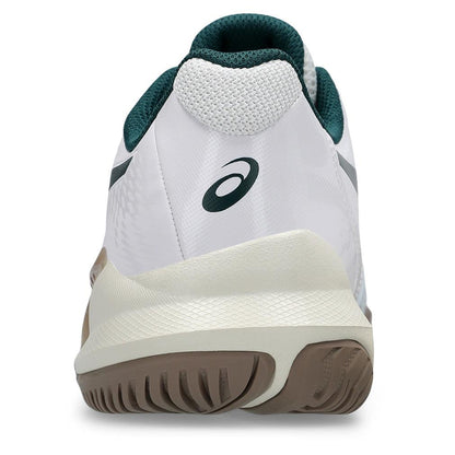 Men`s GEL-Challenger 14 Tennis Shoes White and Saxon Green ASICS