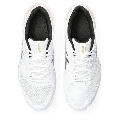 Men`s Gel-Dedicate 8 Pickleball Shoes White and Shocking Orange ASICS 7.5