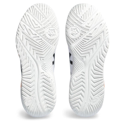 Men`s Gel-Dedicate 8 Pickleball Shoes White and Shocking Orange ASICS 8.5