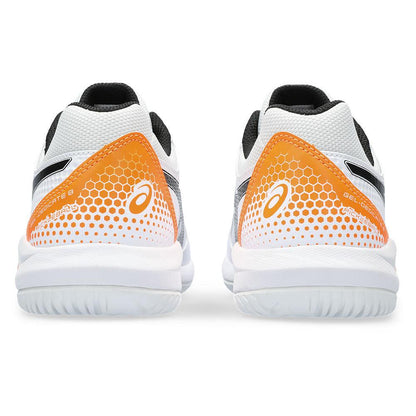 Men`s Gel-Dedicate 8 Pickleball Shoes White and Shocking Orange ASICS 9