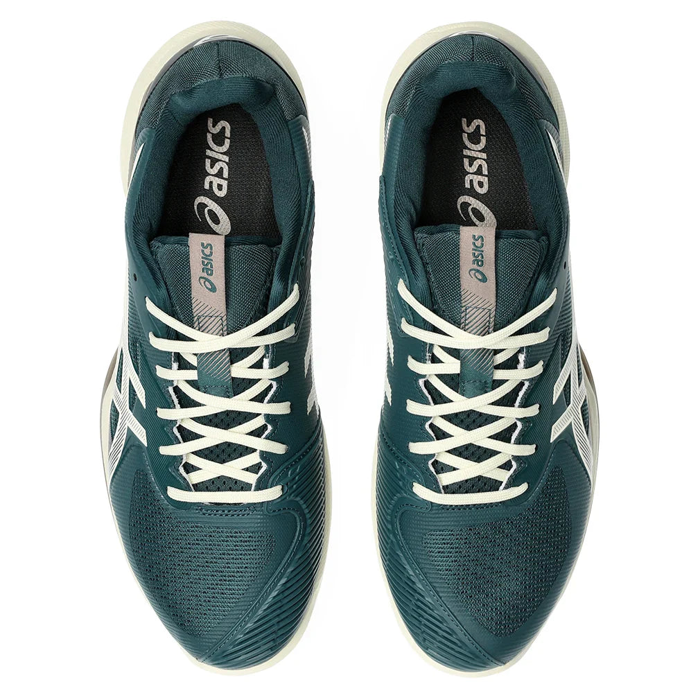 Men`s Solution Speed FF 3 Tennis Shoes Saxon Green and Birch ASICS