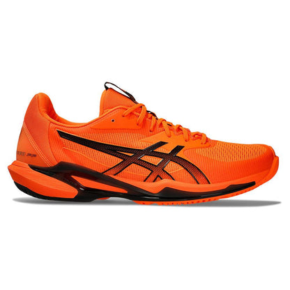 Men`s Solution Speed FF 3 Tennis Shoes Shocking Orange and Black ASICS