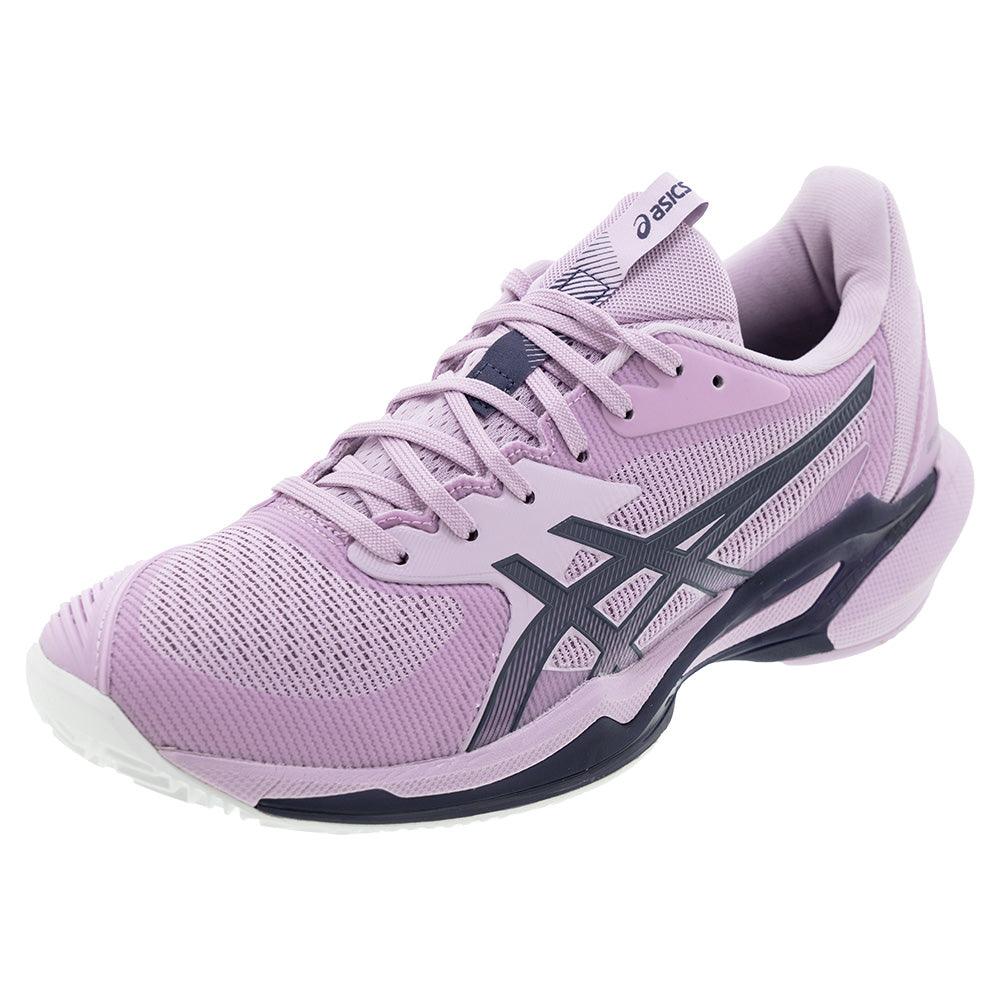 Women`s Solution Speed FF 3 Clay Tennis Shoes Light Ube and Indigo Fog ASICS 5 Purple