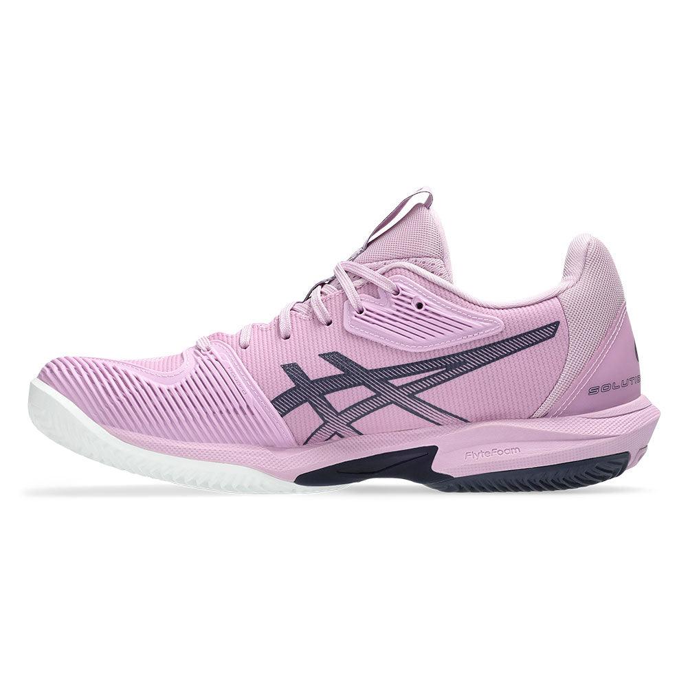 Women`s Solution Speed FF 3 Clay Tennis Shoes Light Ube and Indigo Fog ASICS