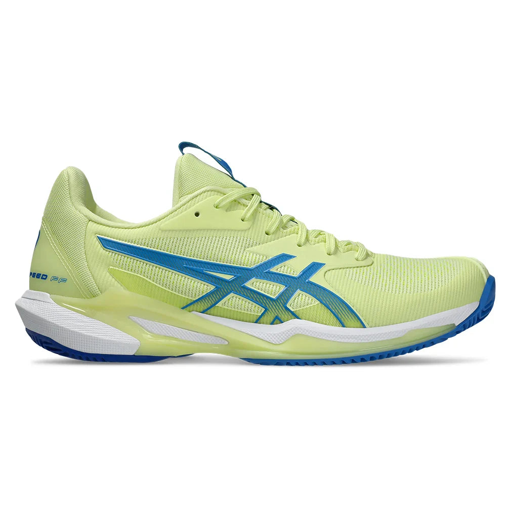 Women`s Solution Speed FF 3 Clay Tennis Shoes Huddle Yellow and Blue Coast ASICS