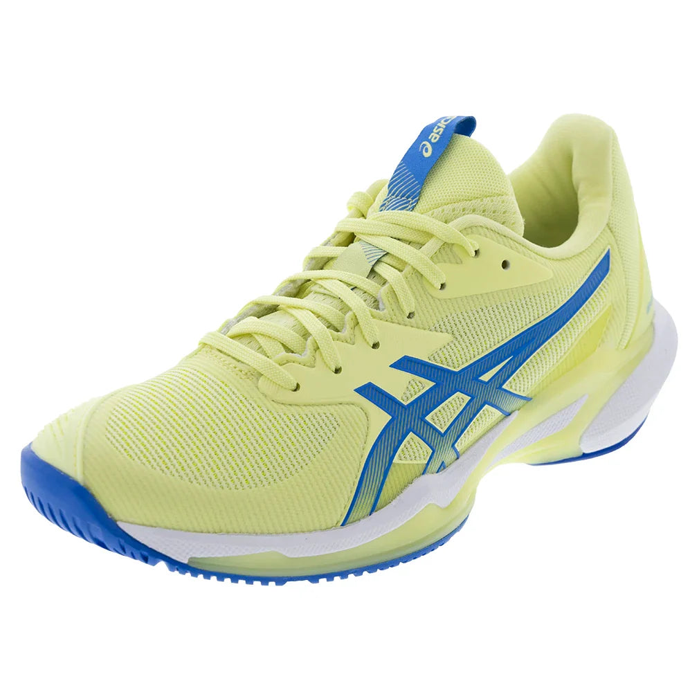Women`s Solution Speed FF 3 Tennis Shoes Huddle Yellow and Blue Coast ASICS 5 Yellow