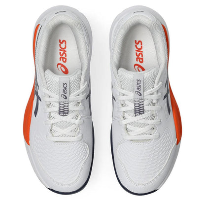 Juniors` GEL-Resolution X GS Tennis Shoes White and Greyish Purple ASICS