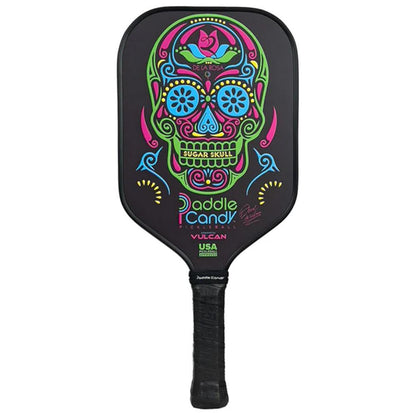 Paddle Candy Sugar Skull DLR Edition Pickleball Paddle Black Promotions VULCAN Black
