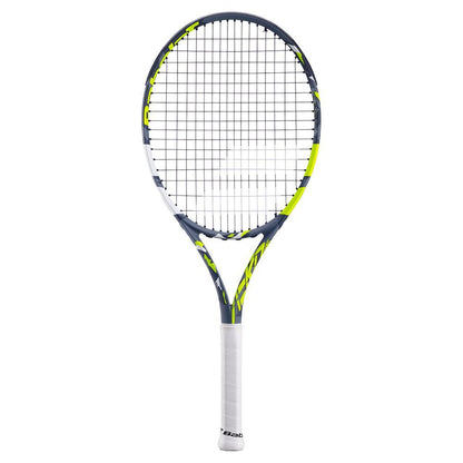 Aero Junior 26 Prestrung Tennis Racquet Grey and Yellow Racquets BABOLAT Grey
