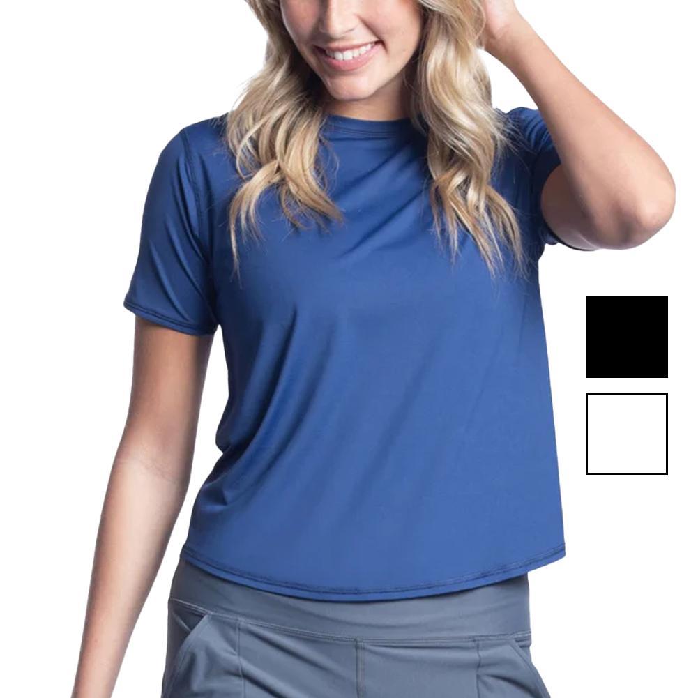 Women`s Short Sleeve Tennis Crew WOMENS APPAREL BLOQUV