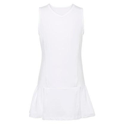 Girls` Essentials Pleated Tennis Dress Girls Apparel FILA White M