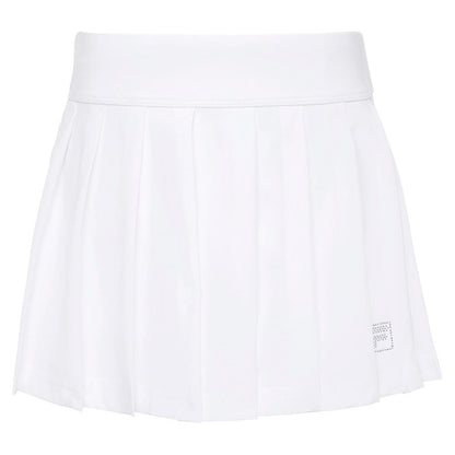 Girls` Essentials Pleated Tennis Skort Girls Apparel FILA White XS