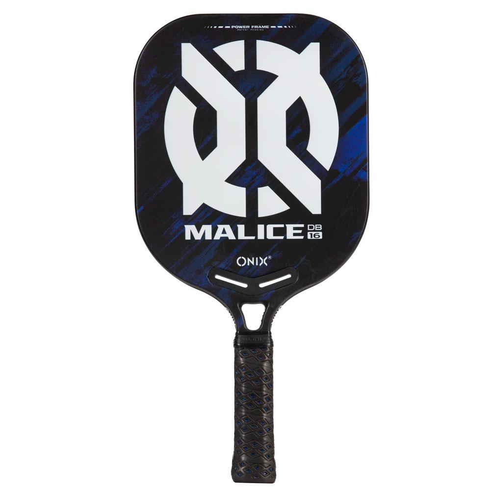 Malice 16 DP Open Throat Composite Pickleball Paddle Blue Pickleball Paddles ONIX Blue
