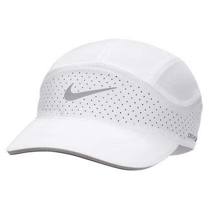 Unisex Dri-Fit Advantage Fly Reflective Tennis Cap Womens Apparel NIKE White M/L