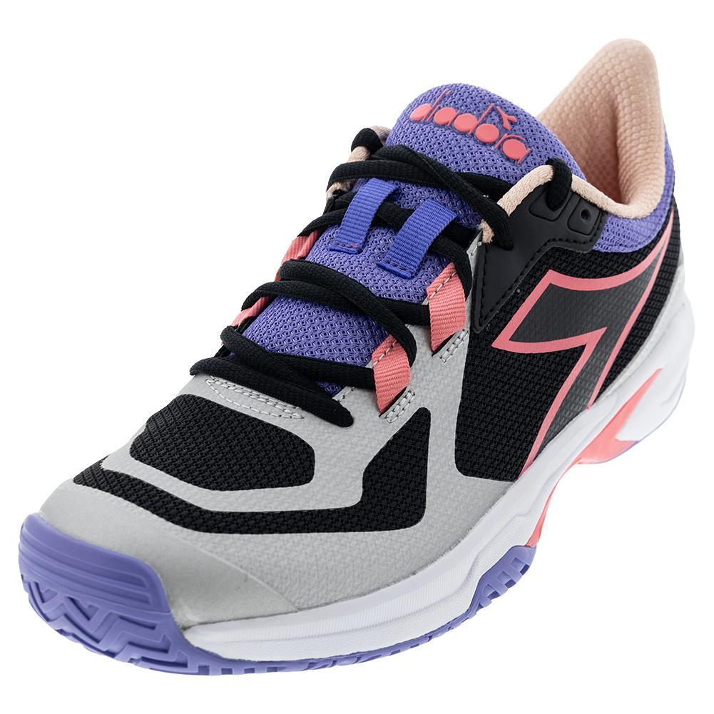 Women's Trofeo 2 AG Pickleball Shoes Black and Calypso Cora Womens Shoes DIADORA 6