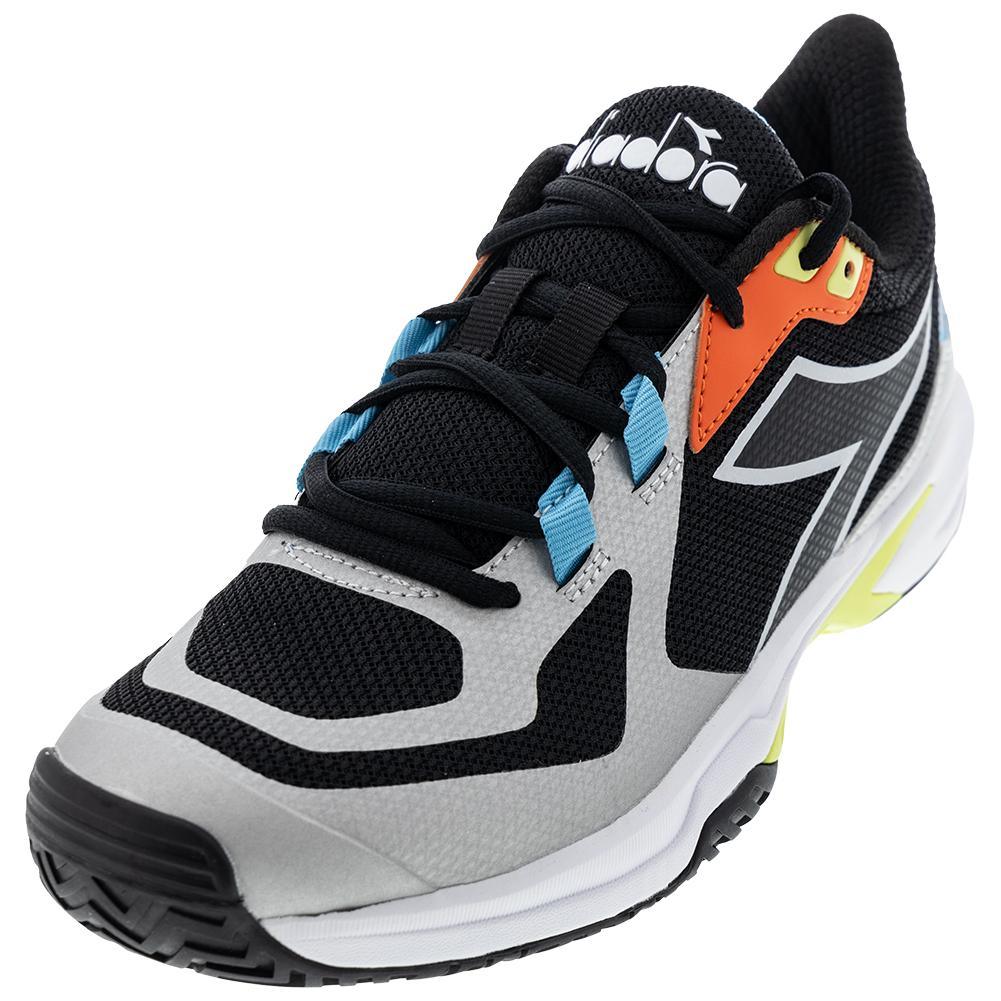 Men's Trofeo 2 AG Pickleball Shoes Black and Silver Shoes DIADORA 7