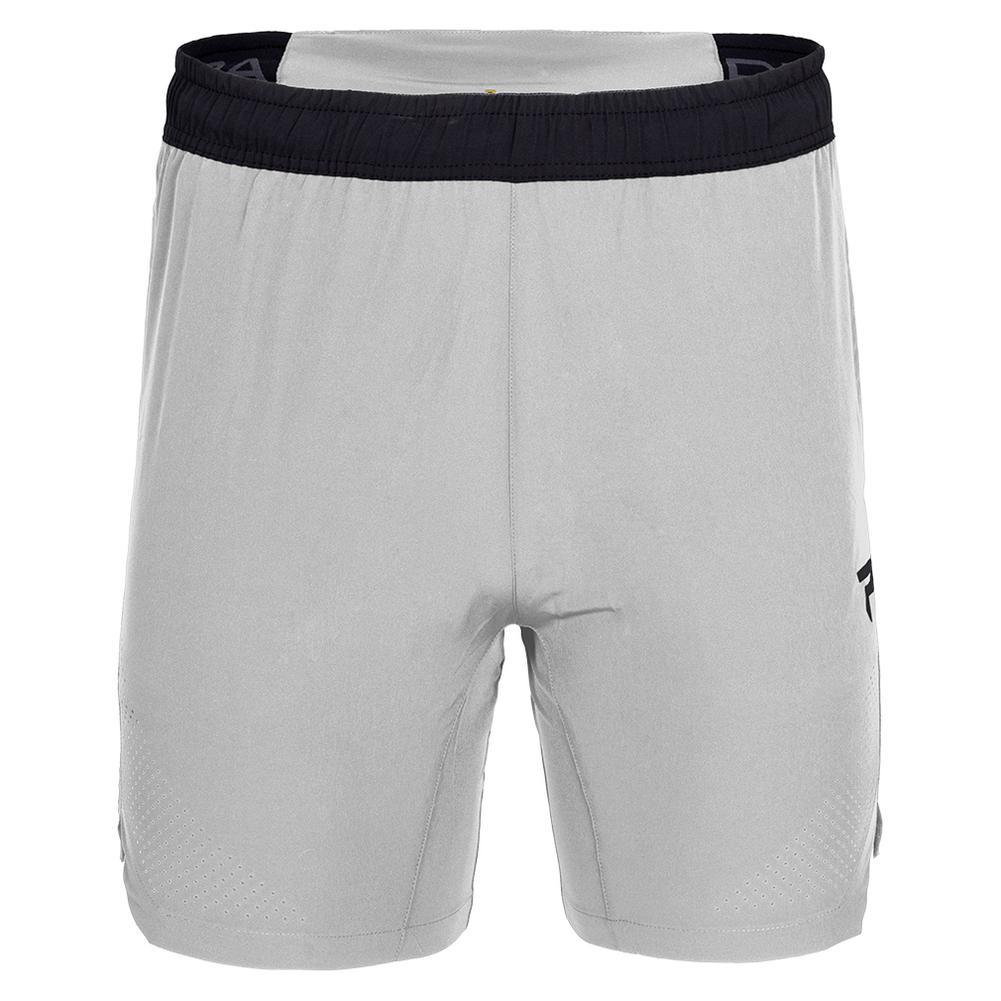 Men`s Elevated Performance Tennis Short PICKLEBALL APPAREL PADDLETEK Grey M