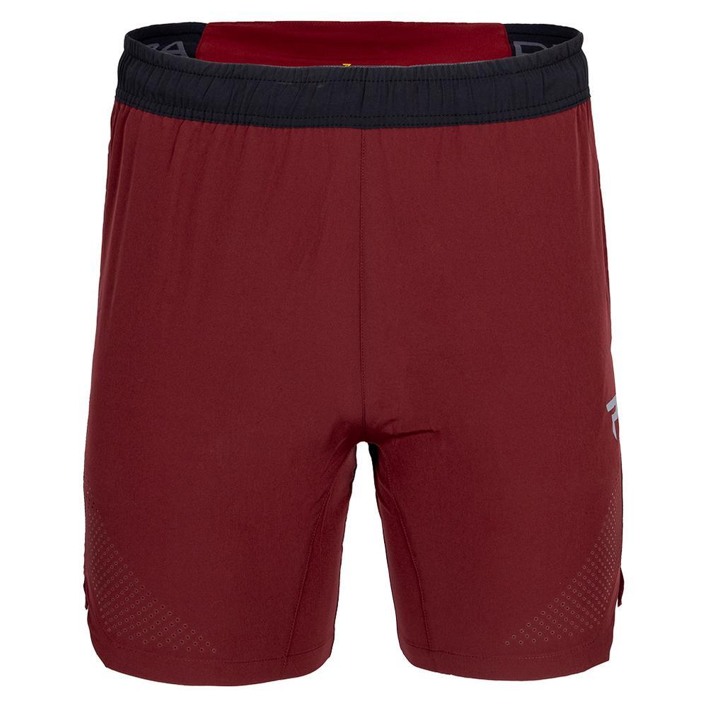 Men`s Elevated Performance Tennis Short PICKLEBALL APPAREL PADDLETEK Red S