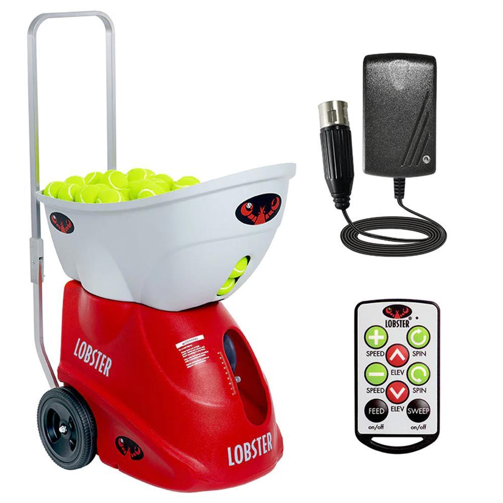 Elite Three with 10-Function Remote Control Ball Machines LOBSTER Red