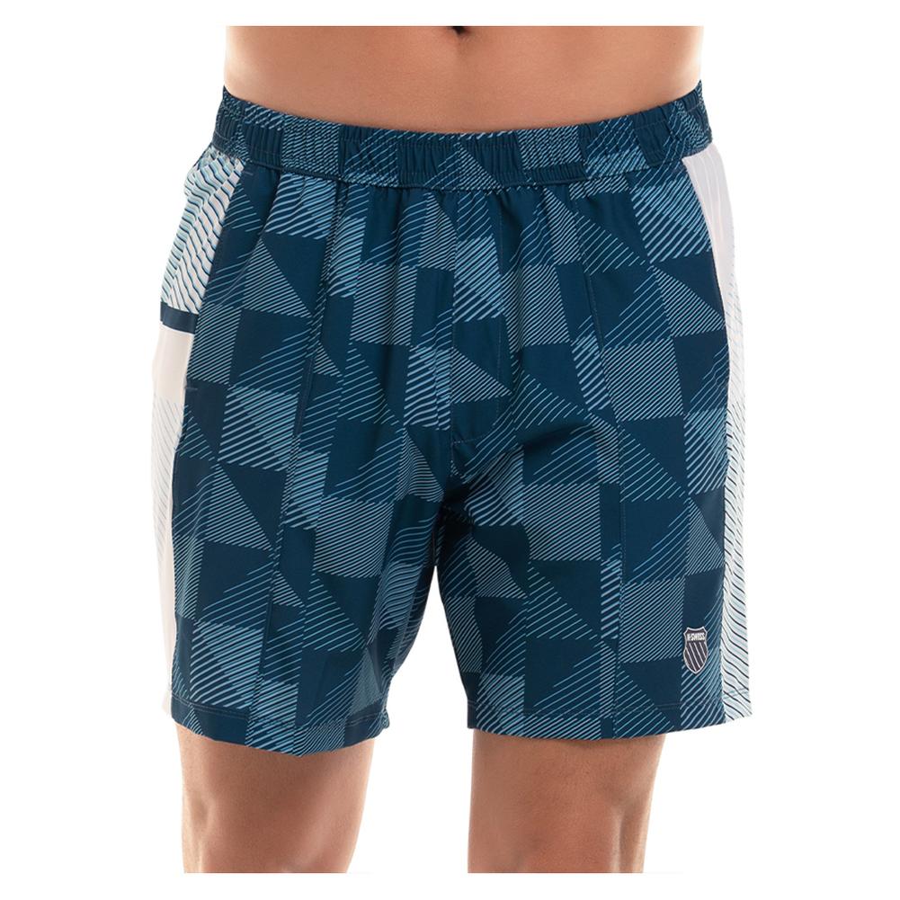 Men's Blue Heat 7 Inch Tennis Short Orion Shop By Player K-SWISS M
