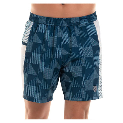 Men's Blue Heat 7 Inch Tennis Short Orion Shop By Player K-SWISS M