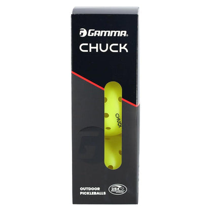 Chuck 3 Pack Pickleball Pickleballs GAMMA Yellow