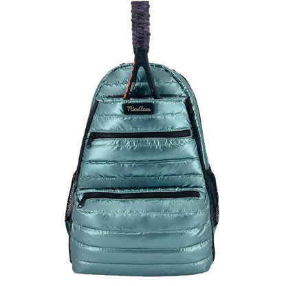 Neon Puffer Tennis Backpack Turquoise Teal Bags NICE ACES Default Title