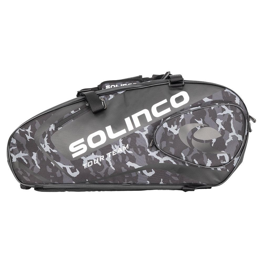 Midnight Camo 6 Pack Tennis Racquet Bag Bags SOLINCO Black