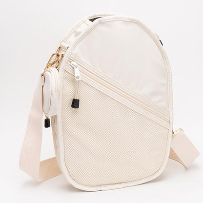 The Pickleball Bag Ivory Pickleball Bags And Backpacks MAYVAK White