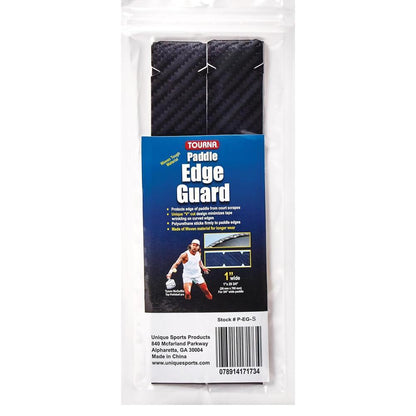 Small Woven Paddle Edge Guard Pickleball Grips TOURNA Black