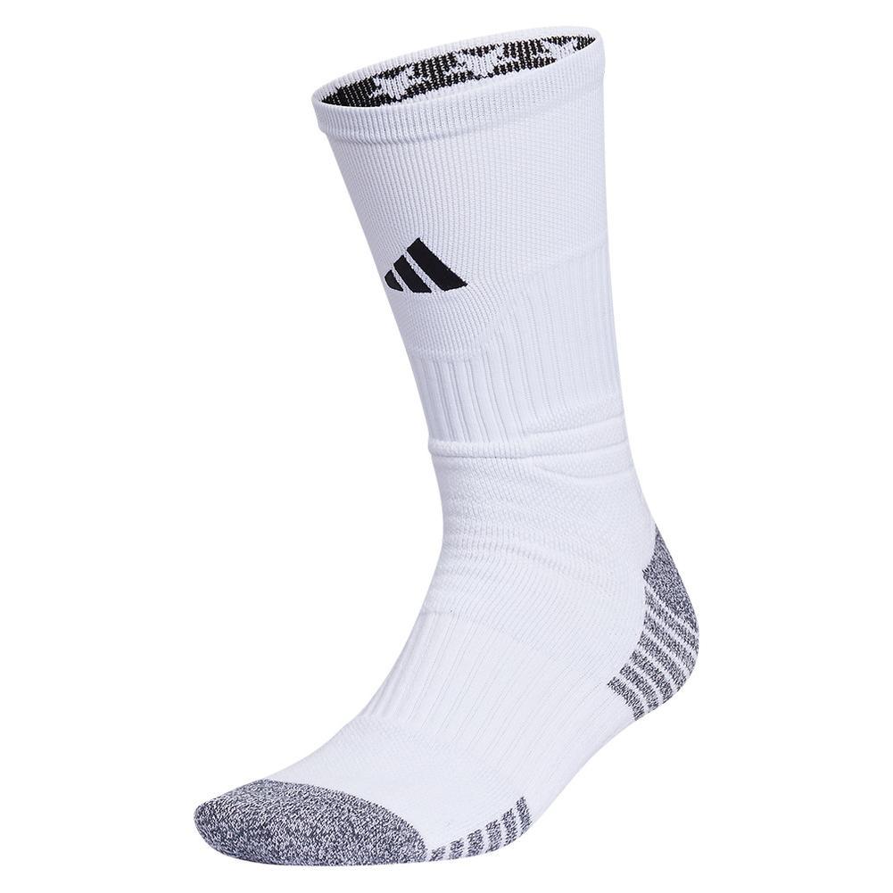 5-Star Team 2.0 Crew Socks White and Black Womens Apparel ADIDAS M