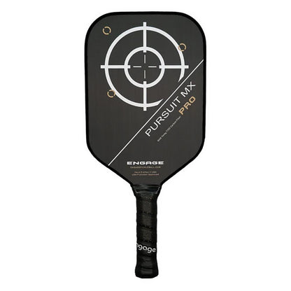 Pursuit Pro MX LIte Pickleball Paddle Pickleball Paddles ENGAGE PICKLEBALL Black