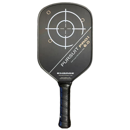 Pursuit Pro1 6.0 Pickleball Paddle Pickleball Paddles ENGAGE PICKLEBALL Black