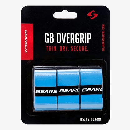 Pickleball Overgrip 3 Pack Light Blue Pickleball Grips GEARBOX Blue