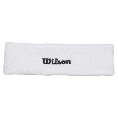 Unisex Logo Headband Womens Apparel WILSON White