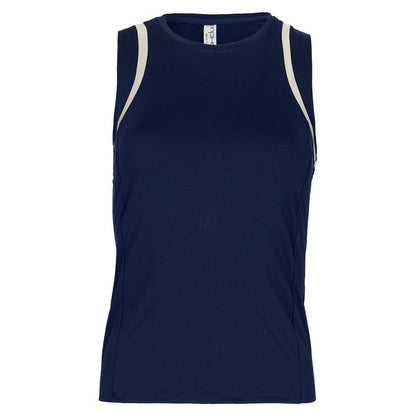 Women`s Elle Tennis Tank Ink and Silver Sand WOMENS APPAREL INPHORM M