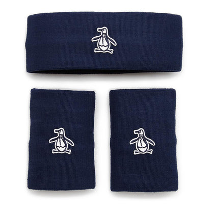 Men`s Solid Head and Wristband Set WOMENS APPAREL PENGUIN Blue ONE_SIZE