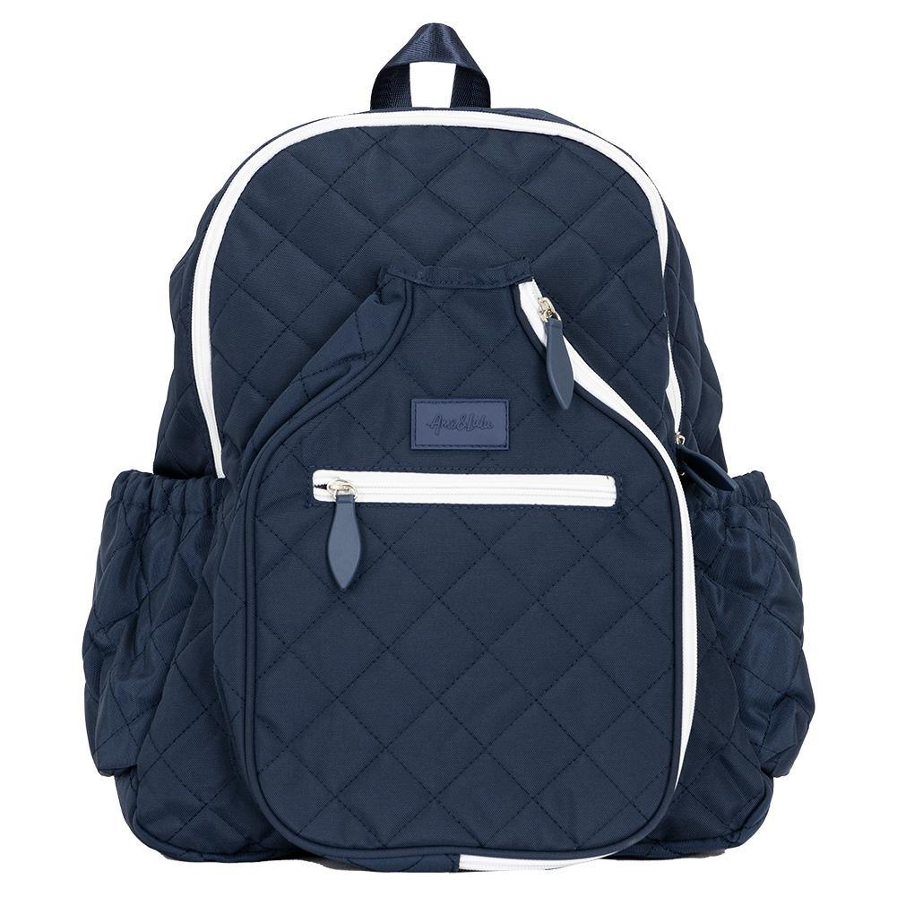 Women`s Pickleball Time Quilted Backpack PICKLEBALL BAGS AND BACKPACKS AME AND LULU Blue ONE_SIZE