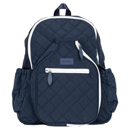 Women`s Pickleball Time Quilted Backpack PICKLEBALL BAGS AND BACKPACKS AME AND LULU Blue ONE_SIZE