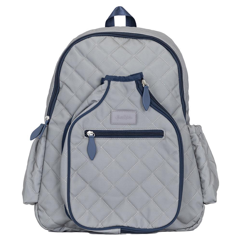 Women`s Pickleball Time Quilted Backpack PICKLEBALL BAGS AND BACKPACKS AME AND LULU Grey ONE_SIZE