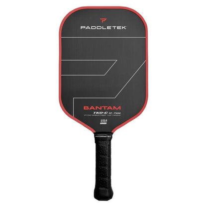 Bantam TKO-C 12.7 Standard Grip Pickleball Paddle PICKLEBALL PADDLES PADDLETEK Red