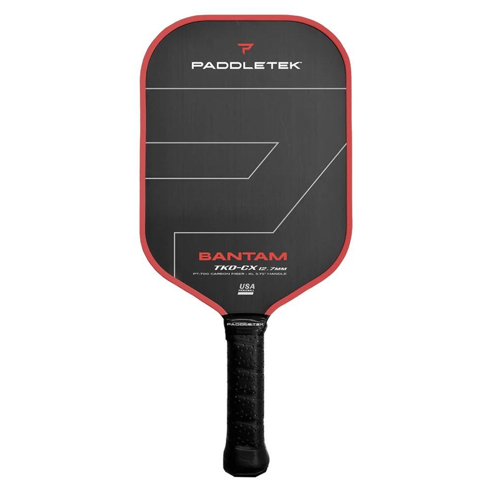 Bantam TKO-CX 12.7 Standard Grip Pickleball Paddle PICKLEBALL PADDLES PADDLETEK Red