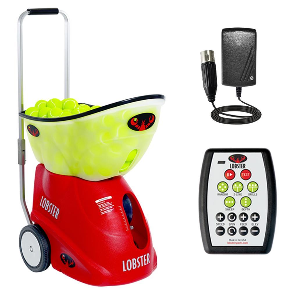 Elite Grand Five with 20-Function Remove Control Ball Machines LOBSTER Red