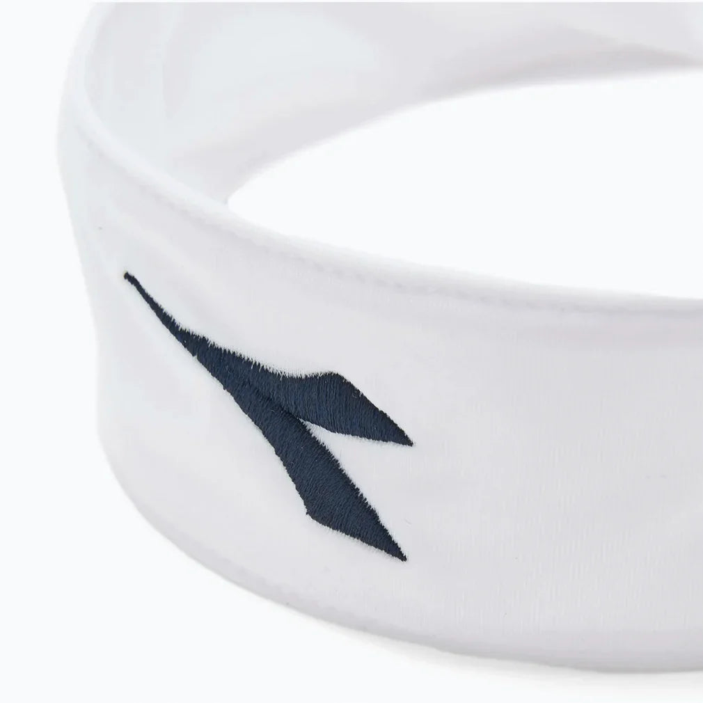 Pro Tennis Headband White and Blue Corsair DIADORA